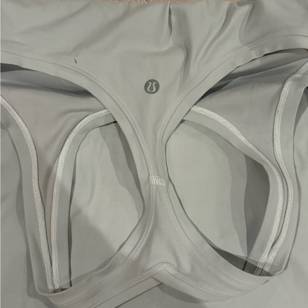 lululemon racerback tank - white / size 6
